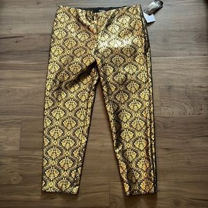Fancy gold patterned pants